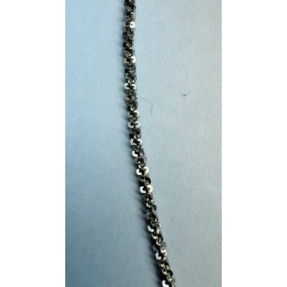 Vintage Sterling Silver 925 Chain Necklace w/ Starfish Pendant Red Coral Center - Picture 12 of 15